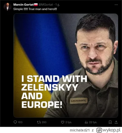 michalxd21 - @radiohead12: Albo supportujący każdego, jednocześnie nie robiąc nic.