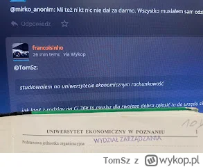 TomSz - @francoisinho: ja wiem, że ty myślisz że jesteś mądry bo wygooglałeś progi, a...