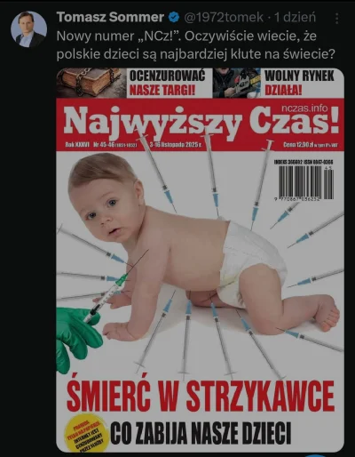 Jabby - Tomasz Sommer - braunista, powielający ruską propagandę szkodnik który wydaje...