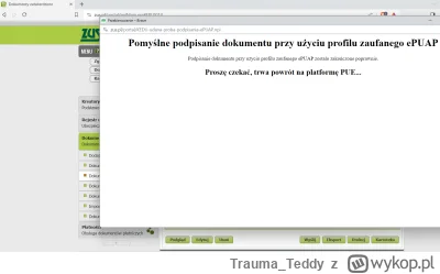 Trauma_Teddy - Jakiś pomysł czemu ten badziew znowu nie działa? Nie mogę wysłać dokum...