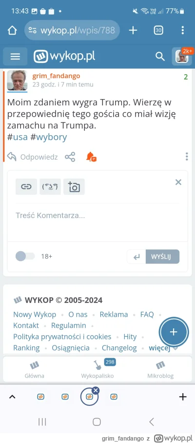 grim_fandango - I kto jest debeściak? ( ͡° ͜ʖ ͡°)
#usa #wybory #Trump #bekazlewactwa ...
