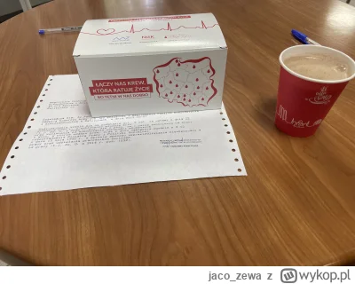 jaco_zewa - 308 540 - 450 = 308 090
Data donacji - 07.10.2023
Rodzaj donacji - krew p...