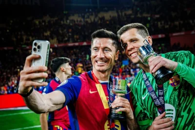 heksengerg - #mecz #pucharkrola #barcelona #lewandowski #szczesny