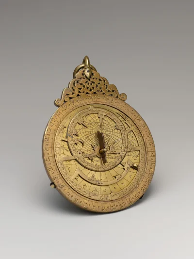 Loskamilos1 - Astrolabium wykonane w roku 1291, zgodnie z posiadaną inskrypcją należa...