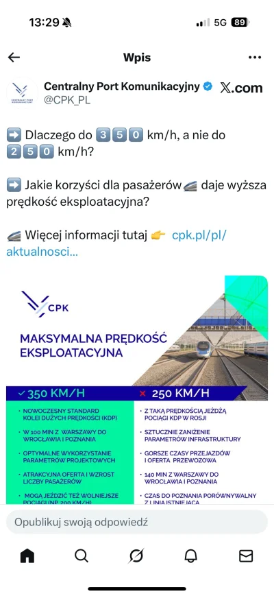 Operator_imadla - Dlaczego pociągi jeżdżące 350kmh są lepsze? Bo 250kmh jeżdżą pociąg...