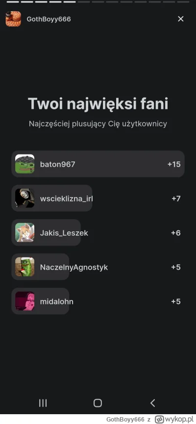 GothBoyy666 - Moi fanowje kochani @baton967 @wsciekliznairl @JakisLeszek @NaczelnyAgn...