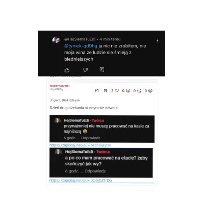 tym333kx - @edi-pazdzio masz edi bo mowisz ze to z ciebie sie smieja bo ty jesteś bie...