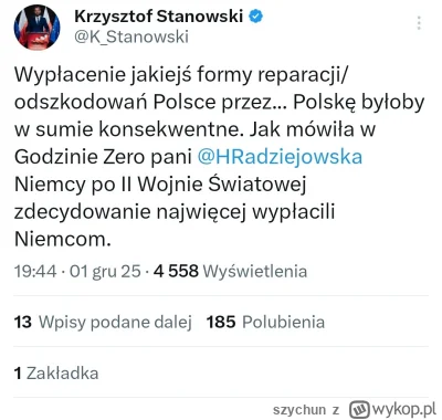 szychun - #polityka #bekazpisu #kanalzero cóż za zdziwienie, Krzysio podłapał narracj...