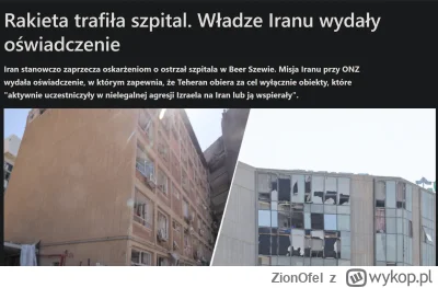 ZionOfel - > bardzo ładnie, a teraz zobaczmy straty po stronie Izraela, a raczej to c...