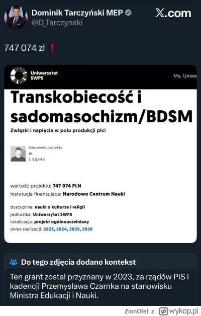 ZionOfel - Podobno wnuk szmalcownika usunął, to wrzucę dla potomności.

#polityka #be...