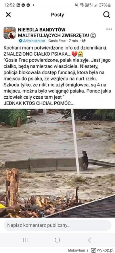 Makavlani - Jeżeli chodzi o owczarka niemieckiego, który kilka godzin walczył z utrzy...