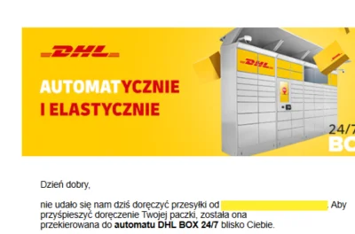 pogodny_mis65 - DHL sam sobie zdecydował, że nie doręczy mi paczki do domu tylko mam ...