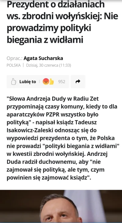 quantum_joe - Andriej Dudeł, oprócz nie prowadzenia polityki "biegania z widłami" wbi...