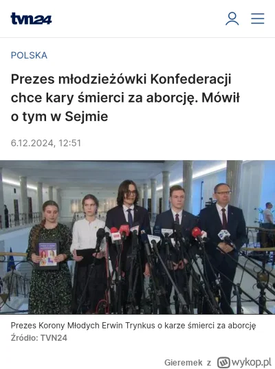 Gieremek - Uważam, że Sławomir Mentzen powinien pozwać Hołownię w trybie wyborczym za...
