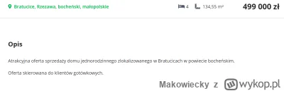 Makowiecky - Na Otodom od około roku wisi ogłoszenie sprzedaży domu z opisem, że zaku...