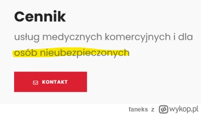 faneks - @PiersiowkaPelnaZiol: Cennik dotyczy wszystkich świadczeń, nawet tych refund...