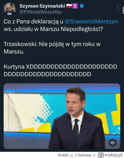 KotletzChabowy - Ale udział w marszach gejów to pierwszy ( ͡º ͜ʖ͡º)
#polityka #po #be...