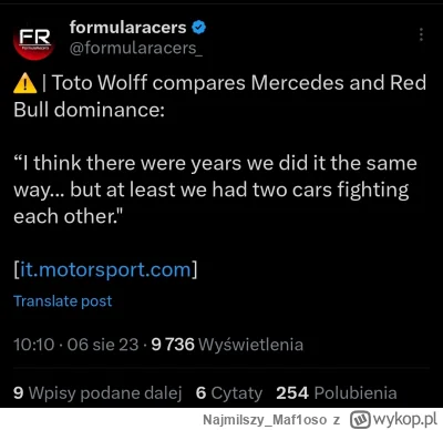 Najmilszy_Maf1oso - XD
Piękna to była "walka", rzeczywiście...
#f1