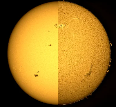 Antybristler - To samo Słońce, dwa różne oblicza. 
Pierwsze przedstawia naszą gwiazdę...