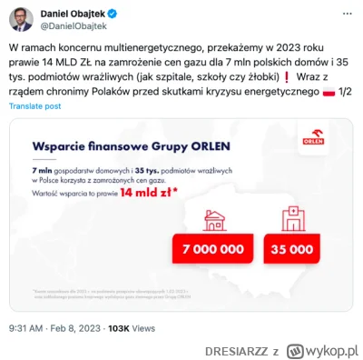 DRESIARZZ - >Zabijają Orlen aby nie było na elektrownie atomowe (orlen miał być główn...