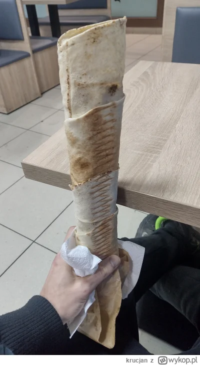 krucjan - Wczorajszy posiłek:
Kebab. Jest to ostatni kebab na najbliższy czas, trochę...