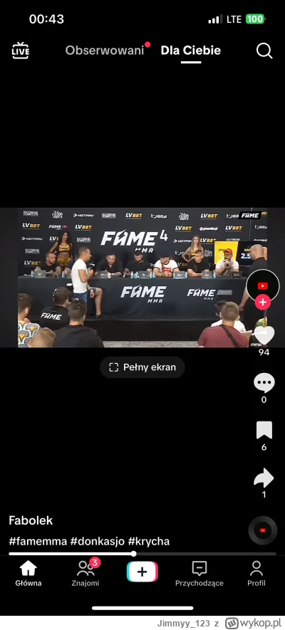 Jimmyy_123 - Akurat mi się taki tiktok wyświetlił XD. To czemu nie walczymy? #famemma