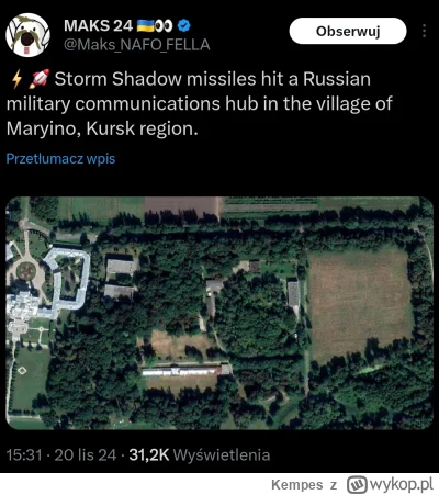 Kempes - #Ukraina #rosja #wojna 

https://x.com/igorsushko/status/1859248652881113399