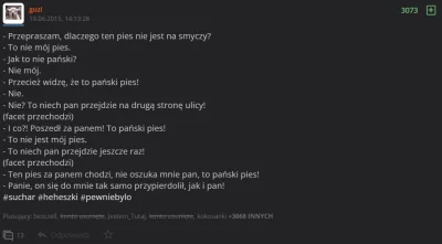 PfefferWerfer - @SaintWykopek: Mój stary opowiada mi ten żart od 30 lat tylko w takie...