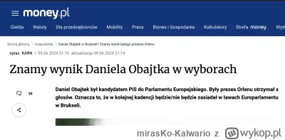 mirasKo-Kalwario - #polityka #wybory @WirtualnaPolska już wiedzą