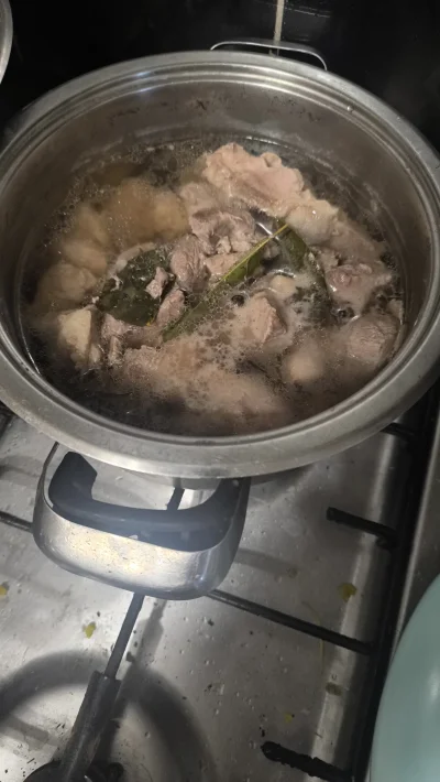 Pesa_elf - @T3sla: międzyczasie pasztet zapiekany się robi, na razie mięso stygnie