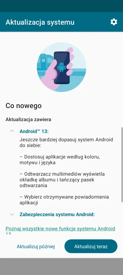Larsberg - Moja Motorola G32 po ponad roku oczekiwania otrzymała wreszcie update do A...