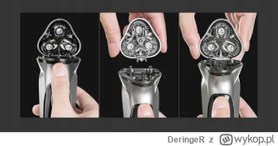 DeringeR - Golarka/maszynka rotacyjna do golenia. Czy może być tak że NOWE ostrza gol...