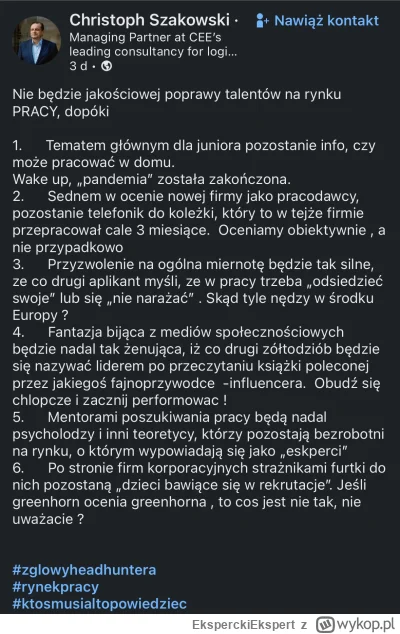 EksperckiEkspert - Kolejny Janusz z LI xd czy ci ludzie naprawdę myślą E jesteśmy w o...