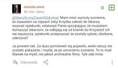 aa-aa - Co za niezwykle interesująca postawa, czekają aż prokurator umorzy postępowan...