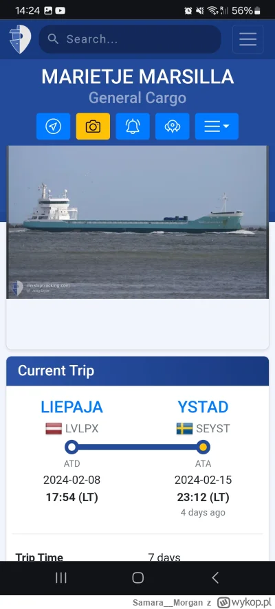 Samara__Morgan - Aktualnie w porcie w Ystad rozładowuje się rzepak który przypłynął z...