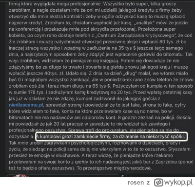 rosen - Kasę pożyczył kolega ( ͡° ʖ̯ ͡°)
Dziwne, że nie zorientowali się, że coś nie ...