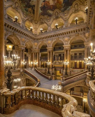 Loskamilos1 - Opera Garnier, ostatnio zdjęcie z wnętrza tego budynku zebrało miliony ...