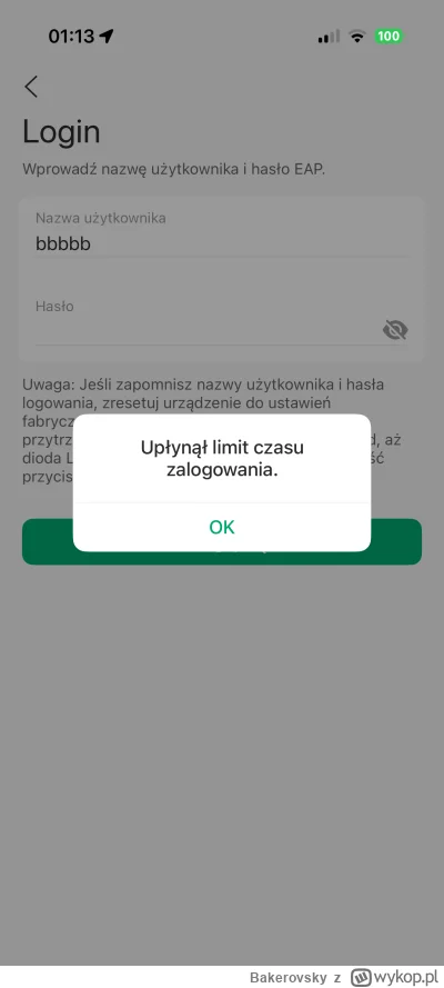 Bakerovsky - Mirki,

Próbuję zmienić ustawienia w jednym ze swoich AP od TP Linka EAP...