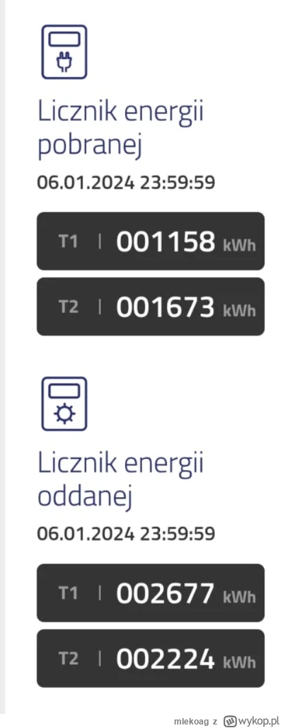 mlekoag - @Mukdaar: to info ile pompa pobrała energii. Jest w tym ciepła woda użytkow...