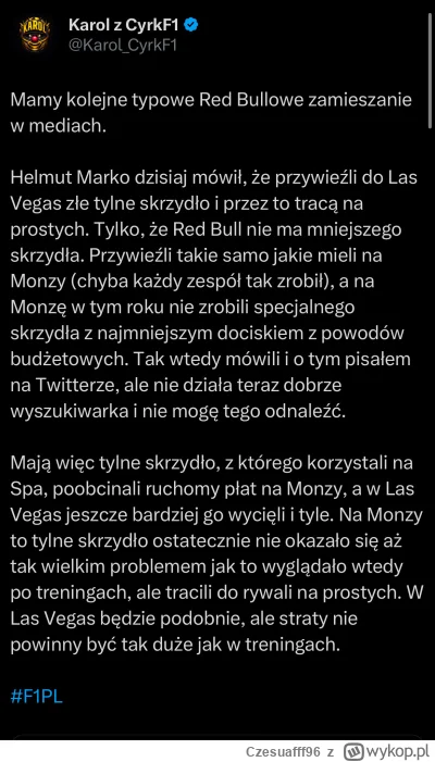 Czesuafff96 - Co ten RBR xD 

#f1