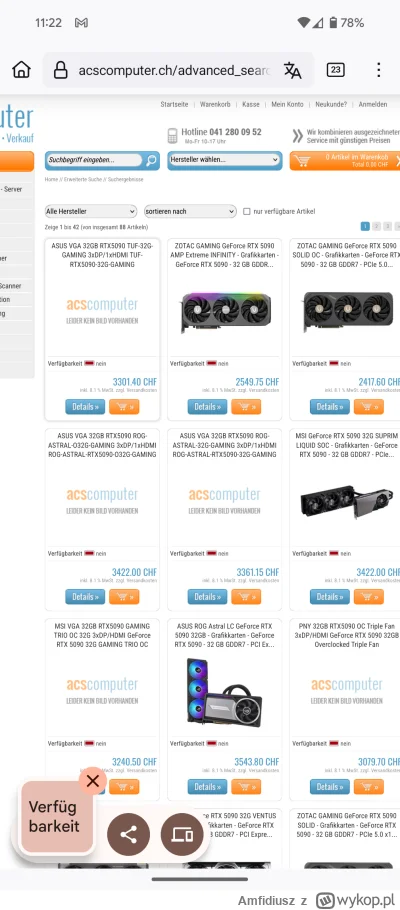 Amfidiusz - @Springiscoming głównie to 'nein' przy Verfügbarkeit ( ͡° ʖ̯ ͡°)