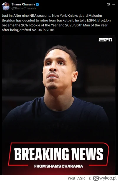 WojtASR - wolal skonczyc kariere, niz zagrac dla polski xdddddd
#nba