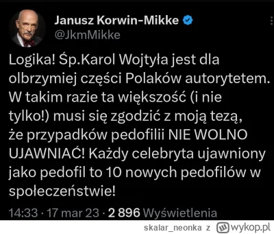 skalar_neonka - Janusz wszedł w czwartą gęstość. 
#Korwin #bekazkonfederacji #bekazku...