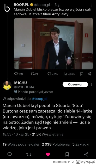 meemphis11 - Ale to jest fałszywy typ 
Wylazł i gdy zobaczył kamerę to momentalnie sk...