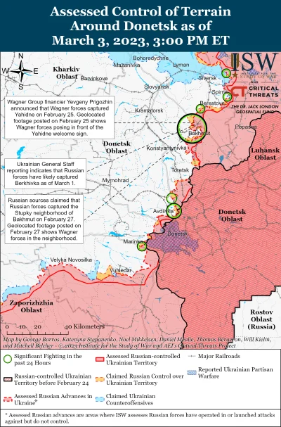 Kagernak - Obwód Doniecki (cel rosyjski: Przebicie się przez Ukraińską obronę pod Bac...