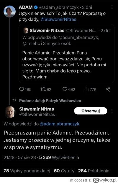 midcoastt - fajka zmiękła. Przestraszyli się jednego fanatyka na portalu MuskaXD
#pol...