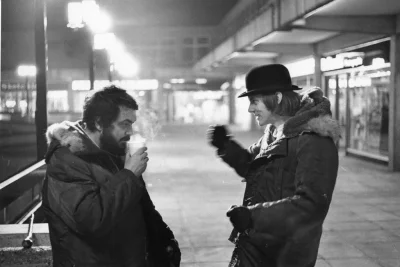 cheeseandonion - Stanley Kubrick i Malcolm McDowell rozmawiają o dupie Maryni na plan...