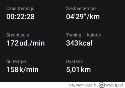 Szymon5922 - 108 562,90 - 5,00 = 108 557,90

Pierwszy raz przebiegłem 5km ( ͡° ͜ʖ ͡°)...