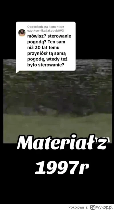 Pokojowa - #powodz #teoriespiskowe