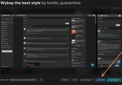 tentin_quarantino - @Eustachiusz: wejdź na stronę stylu i kliknij reinstall: https://...